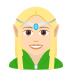 🧝🏻‍♀️ woman elf: light skin tone display on JoyPixels